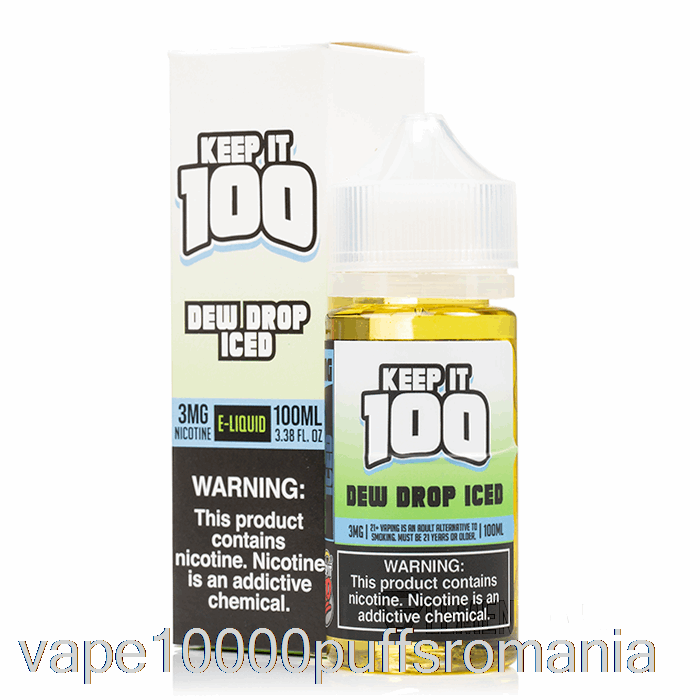 Vape Romania Picătură De Rouă înghețată - Păstrați-l 100 - 100ml 3mg